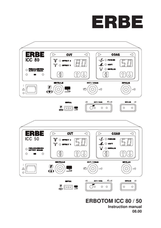 ERBOTOM ICC 80-50 Instruction Manual Release 08.00