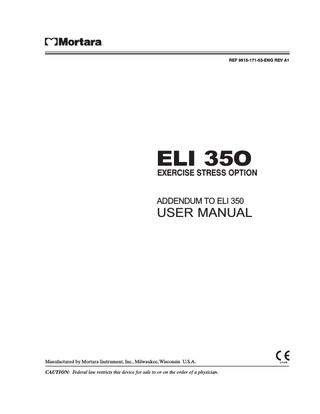 ELI 350 Exercise Stress Option Addendum Rev A1