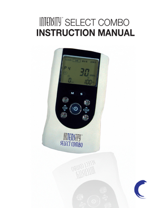 INTENSITY SELECT COMBO Instruction Manual Rev V1.1