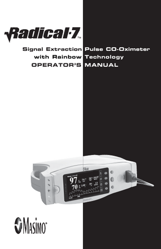 Radical 7 with Rainbow Technology Operator's Manual April 2010