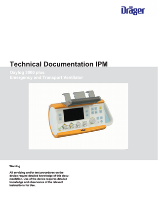 Oxylog 3000+ Technical Documentation Rev 2.0 Nov 2009