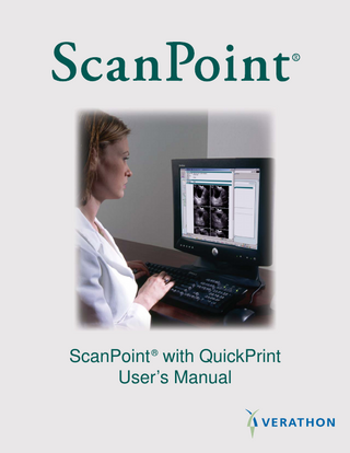 ScanPoint with QuickPrint Users Manual