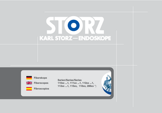 Fiberskope Fiberscopes Fibroscopios  Serien/Series/Series 110xx ...1, 111xx ...1, 112xx ...1, 113xx ...1, 115xx, 116xx, 286xx *)  