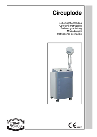 Circuplode Bedieningshandleiding Operating Instructions Bedienungsanleitung Mode d'emploi Instrucciones de manejo  