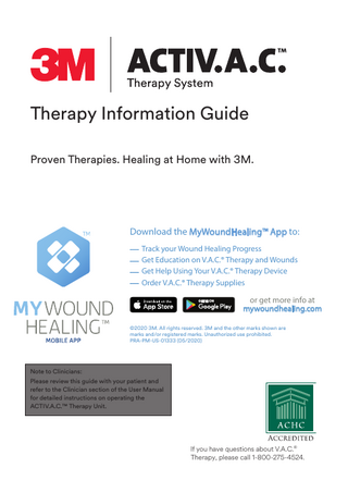 ACTIV.A.C Therapy Information Guide Rev M