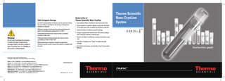 Nunc CryoFlex Tubing Instruction Guide V5.0