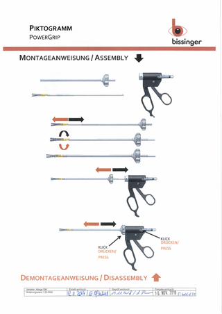 POWERGRIP Bipolar Coagulation Forceps Assembly-Disassembly Instructions