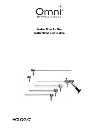 Omni 30 Hysteroscope Instructions For Use Rev 001