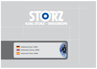 Anleitung Thorax 1/2004 Instructions Thorax 1/2004 Instrucción Tórax 1/2004  