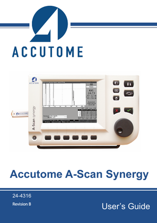 A-Scan Synergy Users Guide Rev B