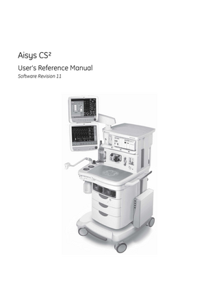 Aisys CS² Users Reference Manual Sw Rev 11