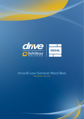 Innov8 Low General Ward Bed Instructions for use  