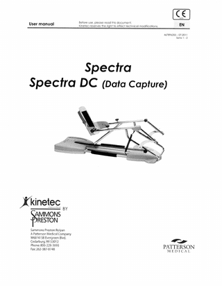 Spectra DC Data Capture CPM Series 1-2 User Manual June 2011 