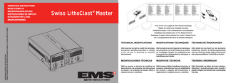 LithoClast Master Operation Instruction Jan 2008