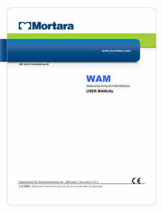 WAM User Manual Rev B1