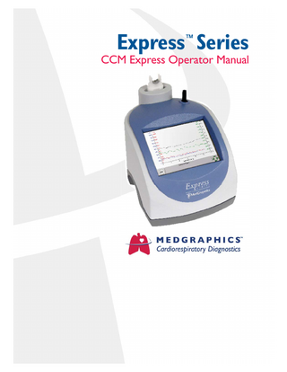 ™  Express Series CCM Express Operator Manual  