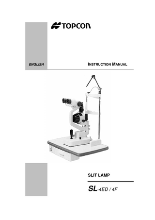 SL-4ED and 4F Instruction Manual 30 June 1998