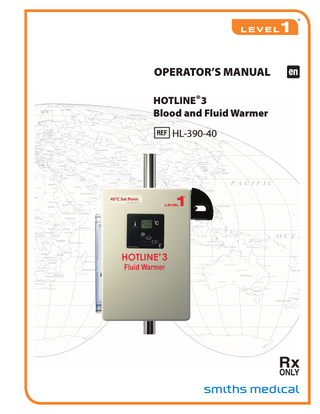 HOTLINE 3 HL-390-40 Operators Manual Rev 002 