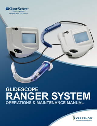 GlideScope RANGER SYSTEM Operations & Maintenance Manual 6-xx-60