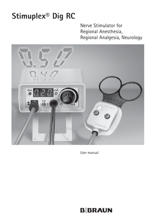 Stimuplex Dig RC User Manual Aug 2005