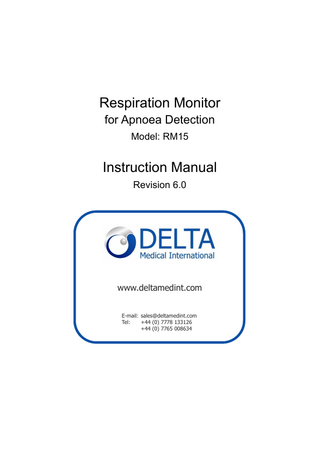 RM15 Operating Instructions Rev 6.0 Sept 2020