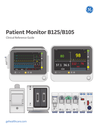 B125 and B105 Clinical Reference Guide 2018