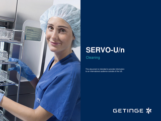 SERVO-U and SERVO-n Cleaning Training Manual Rev 02