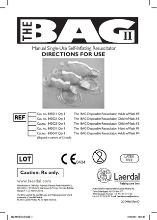 The Bag II Directions for Use Rev D