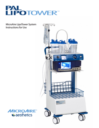 PAL LIPOTOWER Instructions for Use Rev F