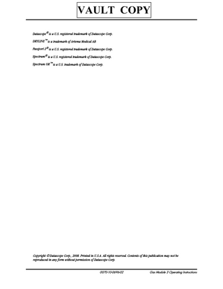 Gas Module 3 Operating Instructions Rev A Feb 2008