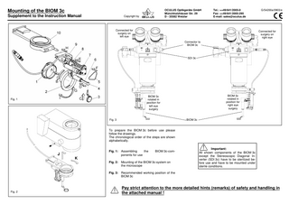 BIOM 3c Mounting Diagram & Instructions