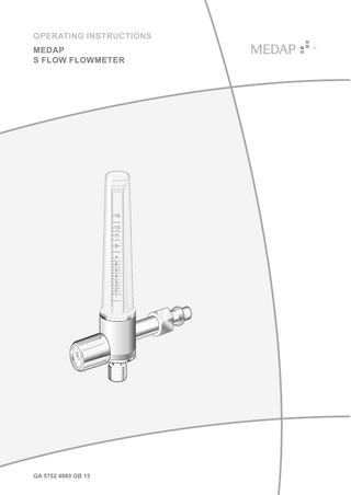 MEDAP S Flow Flowmeter Operating Instructions Ver 13 Feb 2020