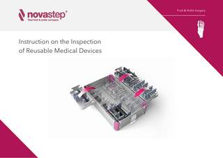 Instruction on the Inspection  of Reusable Medical Devices