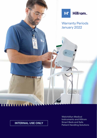 Welch Allyn Warranty Periods Matrix Nov 2021