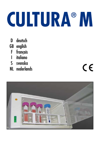 CULTURA M ®  D deutsch GB english F français I italiano S svenska NL nederlands  