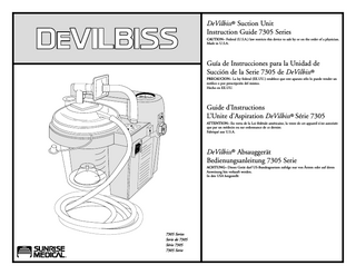 7305 Series Instruction Guide Rev D