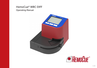 HemoCue® WBC DIFF Operating Manual  1 of 64  