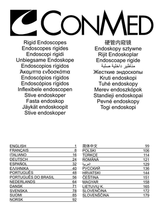 Rigid Endoscopes Instructions for Use