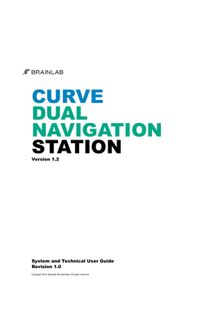 CURVE DUAL NAVIGATION STATION System and Technical User Guide Rev 1.0