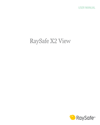 USER MANUAL  RaySafe X2 View  