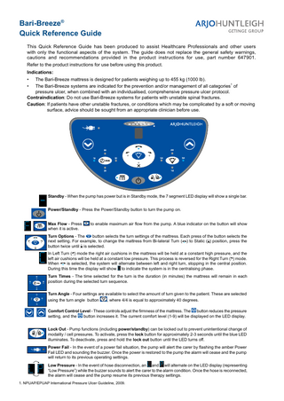 Bari-Breeze Quick Reference Guide Oct 2012