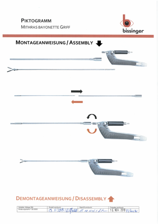 MITHRAS Bayonet Handle Assembly-Disassembly Instructions