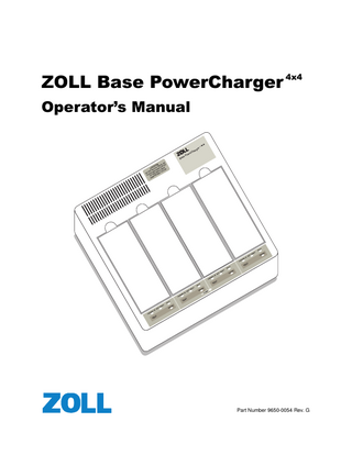 Base PowerCharge 4x4 Operators Manual Rev G