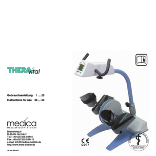 THERA vital Instructions for Use 80 000 066-003