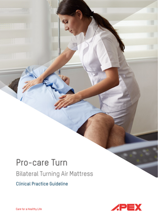 Pro-care Turn  Bilateral Turning Air Mattress Clinical Practice Guideline Sept 2020