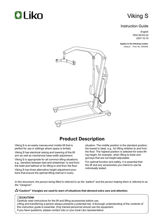 Viking S Instruction Guide Oct 2007