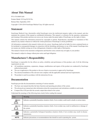 X5 Series Basic User Manual Rel Sept 2018