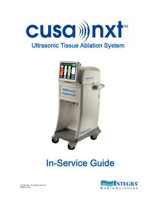 CUSA NXT In-Service Guide Dec 2018