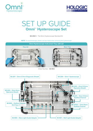 Omni Hysteroscope Set Set Up Guide