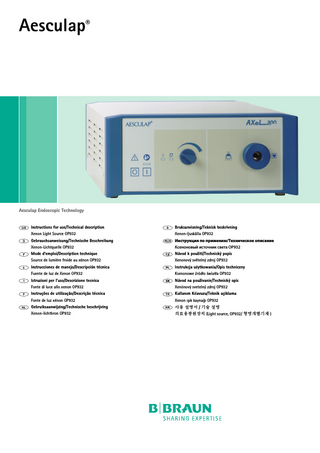 AXeL 300 Instructions for Use Ver 6 July 2013